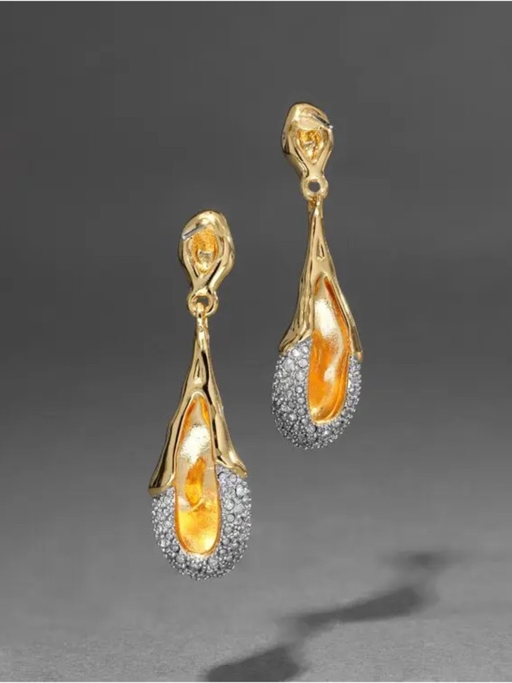 ALEXIS BITTAR Solanales Crystal-Teardrop Earrings (MSRP $295) - Picture 3 of 5